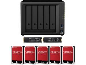 Synology DS1019+ 5-Bay DiskStation Assembled and Tested with 8GB RAM and 30TB (5 x 6TB) Western Digital PRO NAS Drives and 2TB (2x1TB) NVMe Cache Fully Assembled and Tested by CustomTechSales Synology DS1019+ 5-Bay DiskStation Assembled and Tested with 8GB RAM and 30TB (5 x 6TB) Western Digital PRO NAS Drives and 2TB (2x1TB) NVMe Cache Fully Assembled and Tested by CustomTechSales