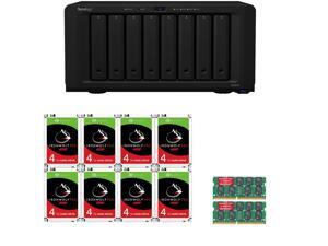 Synology DS1819+ 8-Bay DiskStation with 32GB RAM and 32TB (8x4TB) of Seagate Ironwolf PRO NAS DRIVES Fully Assembled and Tested By CustomTechSales Synology DS1819+ 8-Bay DiskStation with 32GB RAM and 32TB (8x4TB) of Seagate Ironwolf PRO NAS DRIVES Fully Assembled and Tested By CustomTechSales