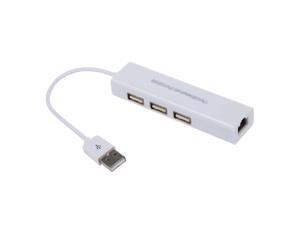 USB 2.0 3 Ports Hub with Ethernet Network LAN Card Adapter 10/100Mbps USB 2.0 3 Ports Hub with Ethernet Network LAN Card Adapter 10/100Mbps