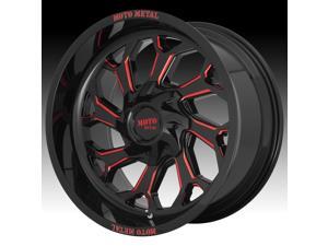 Moto Metal MO999 Reaper Gloss Black Milled Red Tint 22x12 8x170 -44mm (MO99922287944N) Moto Metal MO999 Reaper Gloss Black Milled Red Tint 22x12 8x170 -44mm (MO99922287944N)