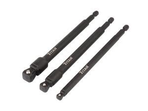 Titan Tools 49006 6" Impact Wobble Socket Adapter Set - 3Piece Titan Tools 49006 6" Impact Wobble Socket Adapter Set - 3Piece