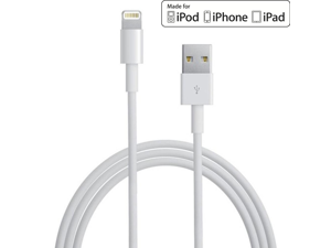 Apple MFi Certified 3.3 Feet (1 m) Heavy-duty Data Sync Lightning to USB Charger Charging Cable Cord for iPhones by Clambo - white Apple MFi Certified 3.3 Feet (1 m) Heavy-duty Data Sync Lightning to USB Charger Charging Cable Cord for iPhones by Clambo - white
