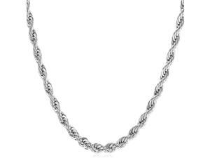 U7 Men Rope Chain Necklace Stainless Steel Twisted 3mm Wide Chain Necklaces, 26 Inches U7 Men Rope Chain Necklace Stainless Steel Twisted 3mm Wide Chain Necklaces, 26 Inches