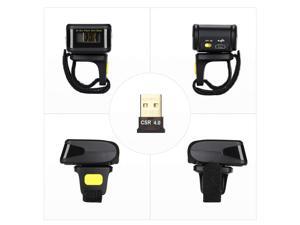 Eyoyo 1D Wireless Ring Barcode Scanner, Compatible with Bluetooth Function & 2.4GHz Wireless & Wired Connection, Portable Wearable Mini Finger Bar Code Reader Work with Windows, Mac OS, Android 4.0+, Eyoyo 1D Wireless Ring Barcode Scanner, Compatible with Bluetooth Function & 2.4GHz Wireless & Wired Connection, Portable Wearable Mini Finger Bar Code Reader Work with Windows, Mac OS, Android 4.0+,