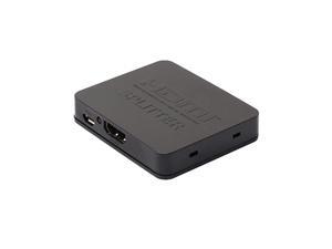 HD 4K HDMI Splitter 1X2 2 Port Repeater Amplifier Hub 3D 1080p 1 In 2 Out Power Adapter HD 4K HDMI Splitter 1X2 2 Port Repeater Amplifier Hub 3D 1080p 1 In 2 Out Power Adapter