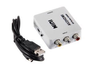 New RCA AV to HDMI Converter Adapter Mini Composite CVBS to HDMI AV2HDMI Converter DVD 720P 1080P New RCA AV to HDMI Converter Adapter Mini Composite CVBS to HDMI AV2HDMI Converter DVD 720P 1080P