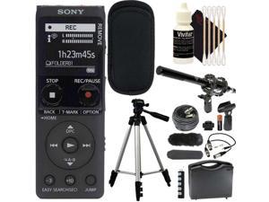 Sony UX570 Digital Voice Recorder with Shotgun Microphone Accessory Kit