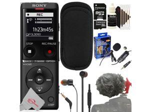 Sony UX570 Digital Voice Recorder + Professional Lavalier Condenser Microphone  and 32GB Accessory Kit