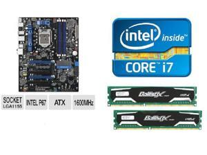 INTEL I7 3770K QUAD CORE X4 CPU P67 MOTHERBOARD 32GB DDR3 MEMORY RAM COMBO KIT INTEL I7 3770K QUAD CORE X4 CPU P67 MOTHERBOARD 32GB DDR3 MEMORY RAM COMBO KIT