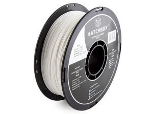 HATCHBOX 3D PLA-1KG1.75-WHT PLA 3D Printer Filament, Dimensional Accuracy +/- 0.05 mm, 1 kg Spool, 1.75 mm, White HATCHBOX 3D PLA-1KG1.75-WHT PLA 3D Printer Filament, Dimensional Accuracy +/- 0.05 mm, 1 kg Spool, 1.75 mm, White