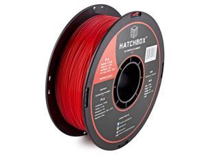 HATCHBOX 3D PLA-1KG1.75-RED PLA 3D Printer Filament, Dimensional Accuracy +/- 0.05 mm, 1 kg Spool, 1.75 mm, Red HATCHBOX 3D PLA-1KG1.75-RED PLA 3D Printer Filament, Dimensional Accuracy +/- 0.05 mm, 1 kg Spool, 1.75 mm, Red