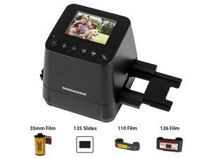 Magnasonic All-In-One Slide & Film Scanner, High Resolution 23MP, Converts 35mm/110/126 Negatives & 135 Slides into Digital Photos, Vibrant 2.4" LCD Screen, Built-In Memory, High Speed Scanning (FS51) Magnasonic All-In-One Slide & Film Scanner, High Resolution 23MP, Converts 35mm/110/126 Negatives & 135 Slides into Digital Photos, Vibrant 2.4" LCD Screen, Built-In Memory, High Speed Scanning (FS51)