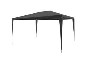 vidaXL Party Tent PE Anthracite 9'10"x13'1" vidaXL Party Tent PE Anthracite 9'10"x13'1"