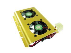 New SHDC-B Dual 50mm Ball Bearing Fan Hard-Drive Cooler New SHDC-B Dual 50mm Ball Bearing Fan Hard-Drive Cooler