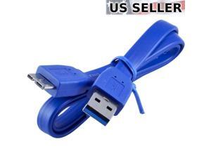 2FT Micro USB 3.0 Flat Cable for WD My Passport & My Book External Hard Drive 2FT Micro USB 3.0 Flat Cable for WD My Passport & My Book External Hard Drive