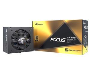 Seasonic Focus GX-650, 650W 80+ Gold, Full-Modular, Fan Control in Fanless, Silent, and Cooling Mode, 10 Year Warranty, Perfect Power Supply for Gaming and Various Application, SSR-650FX. Seasonic Focus GX-650, 650W 80+ Gold, Full-Modular, Fan Control in Fanless, Silent, and Cooling Mode, 10 Year Warranty, Perfect Power Supply for Gaming and Various Application, SSR-650FX.