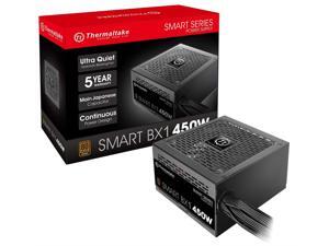 Thermaltake Smart BX1 450W Bronze SLI/Crossfire Ready Continuous Power ATX12V V2.3/ EPS V2.92 80 Plus Bronze Certified 5 Year Warranty Non Modular Power Supply PS-SPD-0450NNFABU-1 Thermaltake Smart BX1 450W Bronze SLI/Crossfire Ready Continuous Power ATX12V V2.3/ EPS V2.92 80 Plus Bronze Certified 5 Year Warranty Non Modular Power Supply PS-SPD-0450NNFABU-1
