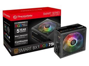 Thermaltake Smart BX1 RGB 80+ Bronze 750W SLI/Crossfire Haswell Ready Continuous Power ATX 12V v2.31 / EPS 12V Non-Modular Power Supply PS-SPR-0750NHFABU-1 Thermaltake Smart BX1 RGB 80+ Bronze 750W SLI/Crossfire Haswell Ready Continuous Power ATX 12V v2.31 / EPS 12V Non-Modular Power Supply PS-SPR-0750NHFABU-1