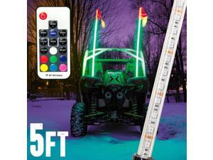 5ft Multi-Color LED Whip Light with Remote Control and American USA Flag - LED Antenna Whip Light for Sand Dune Buggy, ATV, UTV, RZR, Jeep, Trucks, and Other Off-Road Vehicles 5ft Multi-Color LED Whip Light with Remote Control and American USA Flag - LED Antenna Whip Light for Sand Dune Buggy, ATV, UTV, RZR, Jeep, Trucks, and Other Off-Road Vehicles