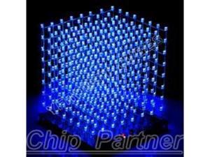 3D LightSquared DIY Kit 8x8x8 3mm LED Cube White LED Blue Ray 3D LightSquared DIY Kit 8x8x8 3mm LED Cube White LED Blue Ray