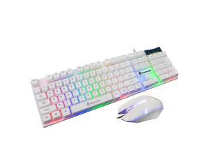 2018 HOT Backlit keyboard LED Rainbow Color Backlight Adjustable Gaming Game USB Wired Keyboard Mouse Set teclado mecanico 2018 HOT Backlit keyboard LED Rainbow Color Backlight Adjustable Gaming Game USB Wired Keyboard Mouse Set teclado mecanico