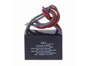 CBB61 Electrical Power Relay Connecting Capacitor 4.5uf+6uf+5uf 250V 5 Wire Trimmer Capacitors July DropShip CBB61 Electrical Power Relay Connecting Capacitor 4.5uf+6uf+5uf 250V 5 Wire Trimmer Capacitors July DropShip
