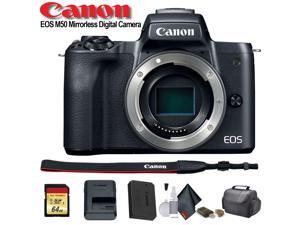 Canon EOS M50 Mirrorless Digital Camera (Intl Model) (2680C001) - Starter Bundle Canon EOS M50 Mirrorless Digital Camera (Intl Model) (2680C001) - Starter Bundle