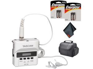 Tascam DR-10L Digital Audio Recorder with Lavalier Mic (White) Basic Bundle Tascam DR-10L Digital Audio Recorder with Lavalier Mic (White) Basic Bundle