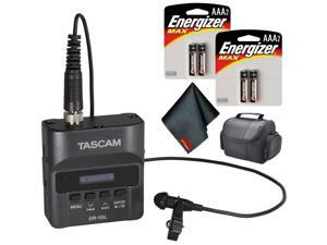 Tascam DR-10L Digital Audio Recorder with Lavalier Mic (Black) Basic Bundle Tascam DR-10L Digital Audio Recorder with Lavalier Mic (Black) Basic Bundle