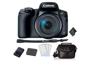 Canon PowerShot SX70 HS Digital Camera Bundle with Carrying Case + LCD Screen Protectors and More -International Version
