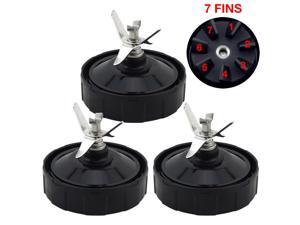 3 Pack Extractor Blade Pro Replacement Part 431KKU480 for Nutri Ninja Auto-iQ BL480-30 BL681A-30 BL682 BL640 (7 Fins) 3 Pack Extractor Blade Pro Replacement Part 431KKU480 for Nutri Ninja Auto-iQ BL480-30 BL681A-30 BL682 BL640 (7 Fins)