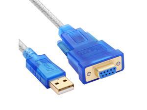 DTECH 10 ft USB to RS232 DB9 Female Serial Port Adapter Cable with FTDI Chipset Supports Windows 10, 8, 7 Mac, Linux DTECH 10 ft USB to RS232 DB9 Female Serial Port Adapter Cable with FTDI Chipset Supports Windows 10, 8, 7 Mac, Linux