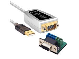 DTECH 1.5 Feet USB to RS422 RS485 Serial Port Converter Adapter Cable with FTDI Chip Supports Windows 10, 8, 7, XP and Mac DTECH 1.5 Feet USB to RS422 RS485 Serial Port Converter Adapter Cable with FTDI Chip Supports Windows 10, 8, 7, XP and Mac