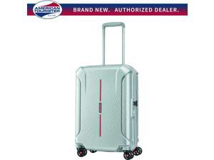 American Tourister 20" Technum Hardside Spinner Luggage, Grey/Red American Tourister 20" Technum Hardside Spinner Luggage, Grey/Red
