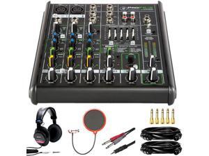 Mackie ProFX4v2 4-Ch Sound Reinforcement Mixer with MDR-V6 Studio Headphones Mackie ProFX4v2 4-Ch Sound Reinforcement Mixer with MDR-V6 Studio Headphones