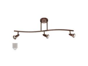 Access Lighting 52223-BS Cobra 3 Light Semi-Flush or Pendant - Brushed Steel Access Lighting 52223-BS Cobra 3 Light Semi-Flush or Pendant - Brushed Steel