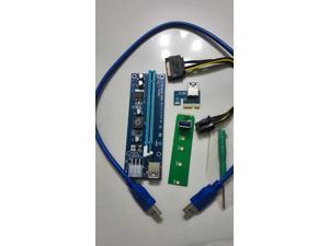 Pcie Pci-e Pci Express Riser Card M.2 NGFF To 16x GPU Usb 3.0 Extender Riser AND X1 TO X16 Card Adapter Pcie Pci-e Pci Express Riser Card M.2 NGFF To 16x GPU Usb 3.0 Extender Riser AND X1 TO X16 Card Adapter