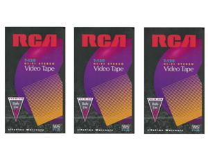 RCA T120 Hi-Fi Premium Grade VHS Video Tapes (3 Pk) RCA T120 Hi-Fi Premium Grade VHS Video Tapes (3 Pk)