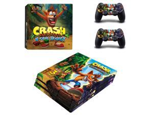 Crash Bandicoot N Sane Trilogy PS4 Pro Skin Sticker Decal For Sony PS4 PlayStation 4 Pro Console and 2 Controllers Stickers Crash Bandicoot N Sane Trilogy PS4 Pro Skin Sticker Decal For Sony PS4 PlayStation 4 Pro Console and 2 Controllers Stickers