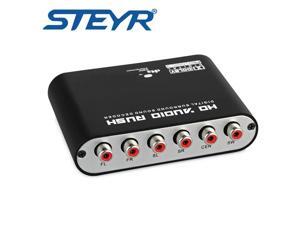 STEYR Digital 5.1 audio decoder SPDIF Coaxial Stereo to RCA DTS AC3 digital to 5.1 Analog DAC 5.1 Converter for PS3 Xbox DVD STEYR Digital 5.1 audio decoder SPDIF Coaxial Stereo to RCA DTS AC3 digital to 5.1 Analog DAC 5.1 Converter for PS3 Xbox DVD