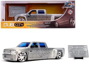 1999 Chevrolet Silverado Dooley Pickup Truck Raw Metal "Dub City" "Jada 20th Anniversary" 1/24 Diecast Model Car by Jada 1999 Chevrolet Silverado Dooley Pickup Truck Raw Metal "Dub City" "Jada 20th Anniversary" 1/24 Diecast Model Car by Jada