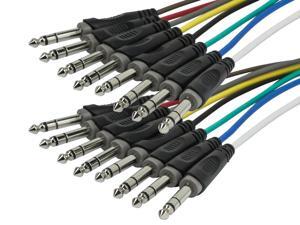 Monoprice 8-Channel 1/4 Inch TRS Male to 1/4 Inch TRS Male Snake 26AWG Cable C/d - 6 Meter (20 Feet) With 8 Balanced Mono / Unbalanced Stereo Lines Monoprice 8-Channel 1/4 Inch TRS Male to 1/4 Inch TRS Male Snake 26AWG Cable C/d - 6 Meter (20 Feet) With 8 Balanced Mono / Unbalanced Stereo Lines