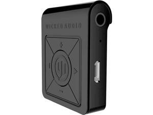 Wicked Audio Reach Bluetooth Receiver - Makes Any Wired Headphone or Earbud Wireless - Black Wicked Audio Reach Bluetooth Receiver - Makes Any Wired Headphone or Earbud Wireless - Black