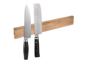 Hecef 30CM Magnetic Knife Strip,Acacia Wooden Strip for Storaging All Kinds of Metal Items Hecef 30CM Magnetic Knife Strip,Acacia Wooden Strip for Storaging All Kinds of Metal Items
