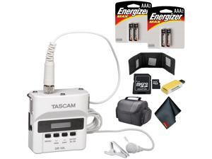 Tascam DR-10L Digital Audio Recorder with Lavalier Mic (White) Standard Bundle Tascam DR-10L Digital Audio Recorder with Lavalier Mic (White) Standard Bundle