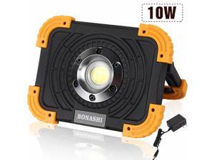 Bonashi Portable LED Work Light, Super Bright 10W Emergency Light,COB LED Flashlight With Aluminum Body, 4400 mAh Power Bank Bonashi Portable LED Work Light, Super Bright 10W Emergency Light,COB LED Flashlight With Aluminum Body, 4400 mAh Power Bank
