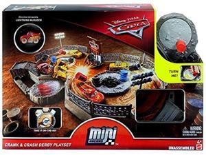 FLG71 Disney Pixar Cars Mini Racers Crank & Crash Derby Playset No FLG71 Disney Pixar Cars Mini Racers Crank & Crash Derby Playset No
