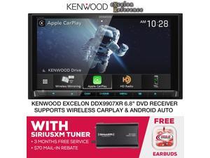 Kenwood eXcelon DDX9907XR 6.8" DVD Carplay Receiver & SiriusXM Tuner Kenwood eXcelon DDX9907XR 6.8" DVD Carplay Receiver & SiriusXM Tuner