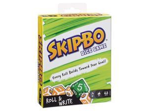 Skipbo Roll & Write Dice Game Strategic Interactive Board Game Mattel, Inc. MTTGKD67 Skipbo Roll & Write Dice Game Strategic Interactive Board Game Mattel, Inc. MTTGKD67