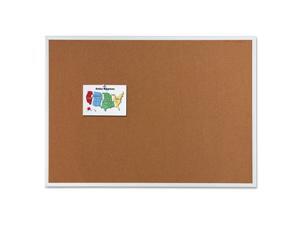 Classic Cork Bulletin Board, 72 X 48, Silver Aluminum Frame Classic Cork Bulletin Board, 72 X 48, Silver Aluminum Frame